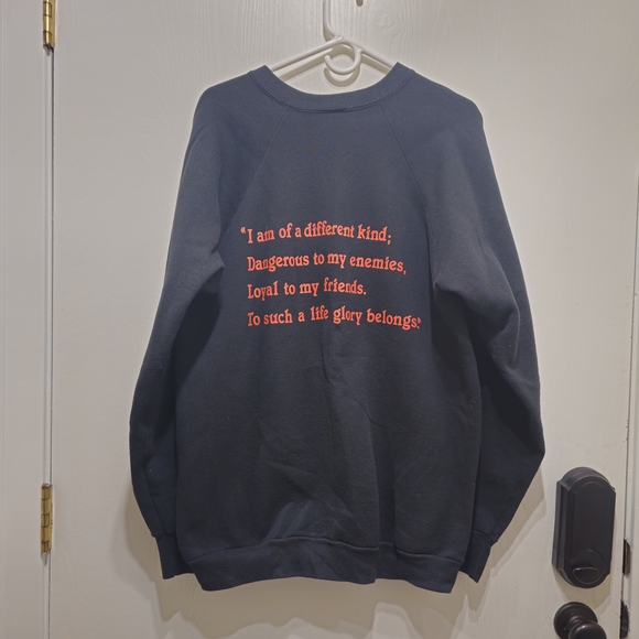 Fruit of the Loom Black Crewneck Promo Sweater for "Medea" at Guthrie Theatre - Picture 3 of 4